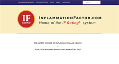 Desktop Screenshot of inflammationfactor.com